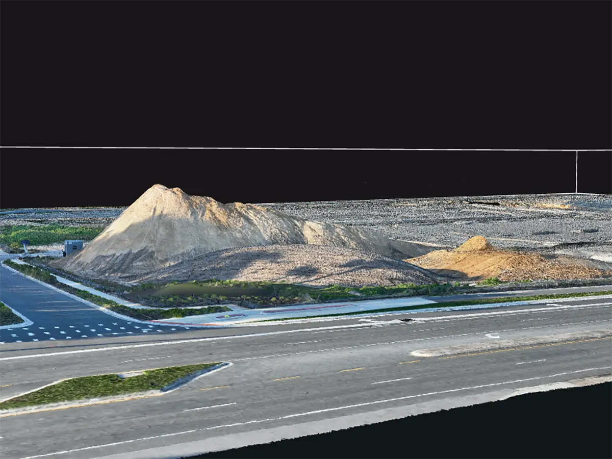 Rapid Response 3D model of an Orlando construction site.